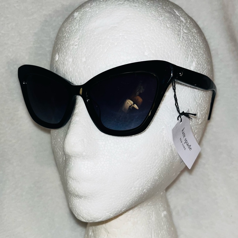 Kate Spade Amelie Black Sunglasses NWT! ♠️ - Picture 2 of 10